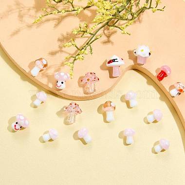 32St&uuml;ck handgefertigte Lampwork-Perlen(LAMP-SZ0001-62)-3