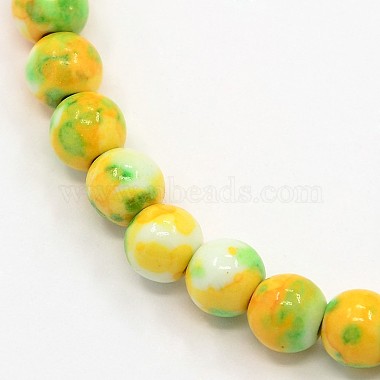 Synthetic Ocean White Jade Beads Strands(G-L019-6mm-12)-2