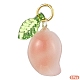 1Pc Mango Natural Agate Mango Pendants(G-YW0002-70)-1