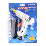 Jewelry Tools Glue Guns, with Type C Plug(European Plug), White, 125x145mm, Voltage:100-240V/Power:30W, Line: about 118cm long, plug: about 4mm in diameter, Fit for 7~7.5mm Plastic Sticks(TOOL-Q005-04)