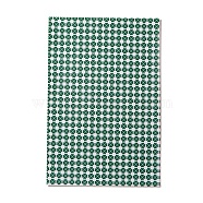 PU Leather Fabric, Garment Accessories, for DIY Crafts, Clover Pattern, Green, 30x20x0.1cm(DIY-L029-D03)