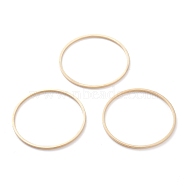 Brass Linking Rings, Long-Lasting Plated, Round Ring, Real 24K Gold Plated, 30x1mm, Inner Diameter: 28mm(KK-Y003-03J-G)
