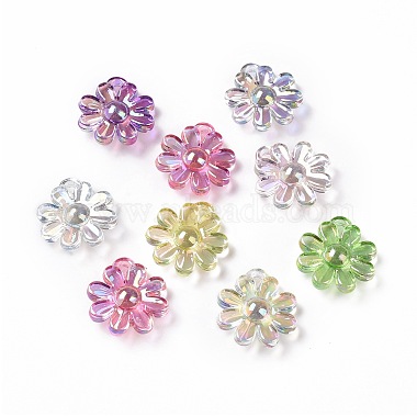 Mixed Color Flower Acrylic Pendants