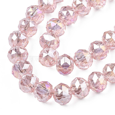 Transparent Crackle Glass Beads Strands(GLAA-N051-07)-3