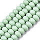 Chapelets de perles en verre opaque de couleur unie(X-GLAA-R217-01-A05)-1