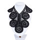 Sunflower Pattern Embroidered Floral Lace Collar(DIY-WH0308-324A)-1