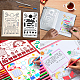 CRASPIRE Plastic Drawing Stencil(DIY-CP0001-28)-7