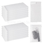 PE Film Bubble Bags, Self Adhesive Bubble Mailers, Rectangle, White, 19x10x0.2cm(ABAG-TAC0035-08C)