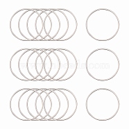 304 Stainless Steel Linking Ring, Stainless Steel Color, 35x1mm, Inner Diameter: 32.5mm(X-STAS-T047-15B)