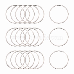 304 Stainless Steel Linking Ring, Stainless Steel Color, 35x1mm, Inner Diameter: 32.5mm(X-STAS-T047-15B)