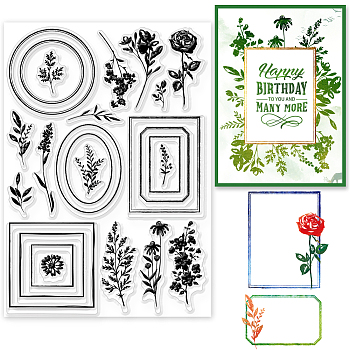 PVC Stamps, for DIY Scrapbooking, Photo Album Decorative, Cards Making, Stamp Sheets, Film Frame, 21x14.8x0.3cm