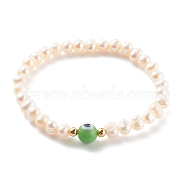 Lime Pearl Bracelets