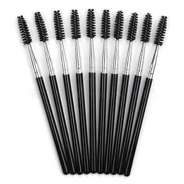 Artificial Fiber Disposable Eyebrow Brush with Plastic Handle(MRMJ-PW0003-19)-3
