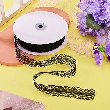 Polyester Lace Ribbon(OCOR-TAC0025-008G)-5
