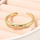 Real 18K Gold Plated Rack Plating Brass Micro Pave Cubic Zirconia Cuff Finger Rings for Women(RJEW-C115-01G)-3