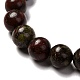 Perles de pierres précieuses naturelles et synthétiques stretch bracelst pour hommes femmes(BJEW-JB06703)-7