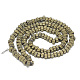 Electroplate Non-magnetic Synthetic Hematite Beads Strands(G-T061-47D)-2