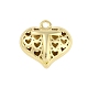 Hollow Brass Pendants for Valentine's Day(KK-M289-03T-G)-1