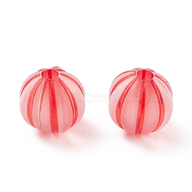 Frosted Transparent Acrylic Beads(FACR-E001-01)-2