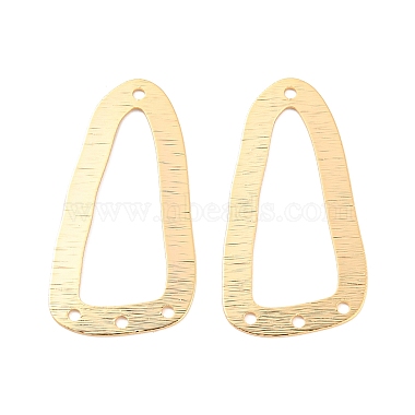 Real 18K Gold Plated Triangle Brass Links