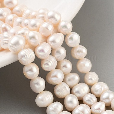 Natural Cultured Freshwater Pearl Beads Strands(PEAR-C003-09D)-2