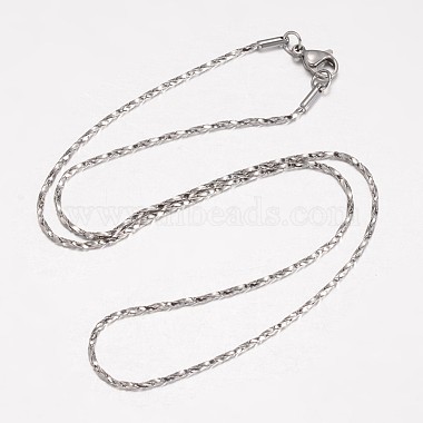 1.3mm Stainless Steel Necklaces