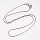 304 Stainless Steel Necklace(MAK-K062-06P-1.4mm)-1