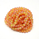 Baking Painted Glass Beads Strands(DGLA-Q023-8mm-DB42)-3