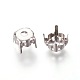 Non-Tarnish 201 Stainless Steel Sew on Prong Settings(STAS-L229-03A)-2