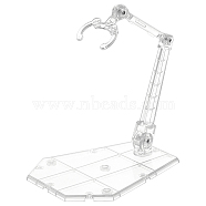 Plastic Model Toy Assembled Holder, with Iron Screws & Nuts, Clear, 118x92.5x4mm(ODIS-WH0010-36)