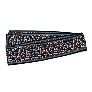 Silk Scarves Decorate, Scarf Necklaces, Leopard Print Pattern, Brown, 1150x70x0.5mm(AJEW-TAC0028-05D)