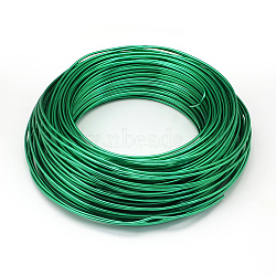 Aluminum Wire, Flexible Craft Wire, for Beading Jewelry Doll Craft Making, Lime Green, 18 Gauge, 1.0mm, 200m/500g(656.1 Feet/500g)(AW-S001-1.0mm-25)