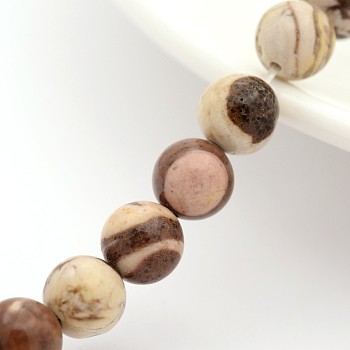 Natural Australian Agate Round Bead Strands, 12mm, Hole: 1mm, about 16pcs/strand, 7.5 inch
