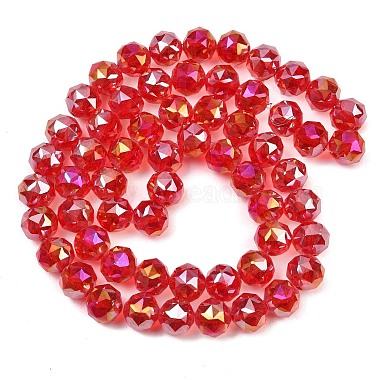 Transparent Electroplate Glass Beads Strands(EGLA-N002-34C-B15)-2