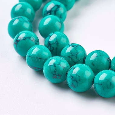 Synthetic Turquoise Beads Strands(TURQ-P028-03-8mm)-3
