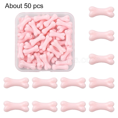 50Pcs UV Plating Acrylic Beads(PACR-YW0001-27B)-1
