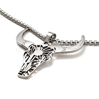Cattle 201 Stainless Steel Necklaces