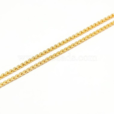 304 Stainless Steel Venetian Chain Necklace Making(X-STAS-A028-N032G)-2