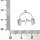 Не тускнеющие 5шт. 201 подвески из нержавеющей стали(STAS-B064-10P)-3