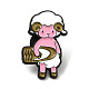 Happy Sheep Enamel Pins(JEWB-M031-02C)-1
