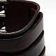 Trendy Unisex Punk Rock Style Leather Wide Wristband Bracelets(BJEW-L269-02)-2