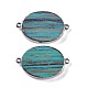 Synthetic Picture Jasper Dyed Connector Charms(KK-F868-19P-01)-1