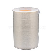 Germany Elastic Crystal Thread, Stretch Bracelet String, DIY Jewelry Beading Stretch Cord Findings, Clear, 0.7mm, about 1093.61 yards(1000m)/roll(OCOR-O001-0.7mm-01)