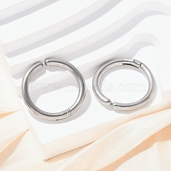 201 Stainless Steel Cuff Earring, Golden, 21x2.5mm(EJEW-C131-01E-P)