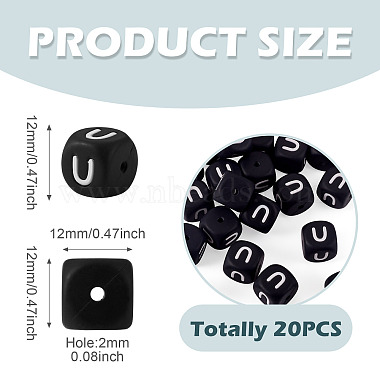 20Pcs Food Grade Eco-Friendly Silicone Beads(SIL-TADJ0001-04U)-3