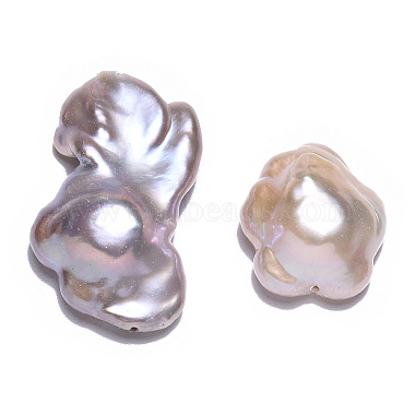 Baroque Natural Nucleated Keshi Pearl Beads(PEAR-S020-A02-1)-2