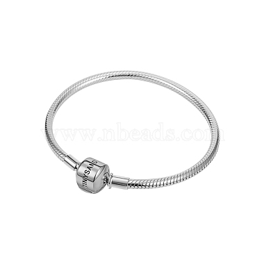 TINYSAND Rhodium Plated 925 Sterling Silver Bracelet Making(TS-B-067-22)-2