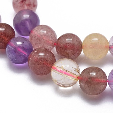 Natural Mixed Quartz Beads Strands(G-G792-27C)-3