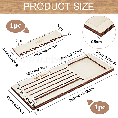 Wooden Thread Winding Boards(TOOL-WH0155-50)-2