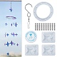 Kits de fabricación de campanillas de viento de estrella de diy(DIY-C054-11)-1
